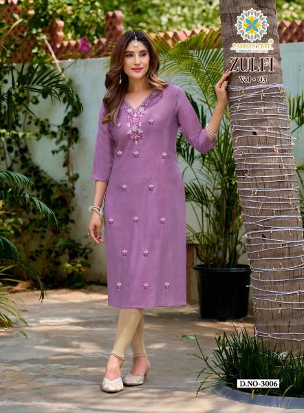 Passion tree zulfi vol 3 buy kurtis wholesale online india